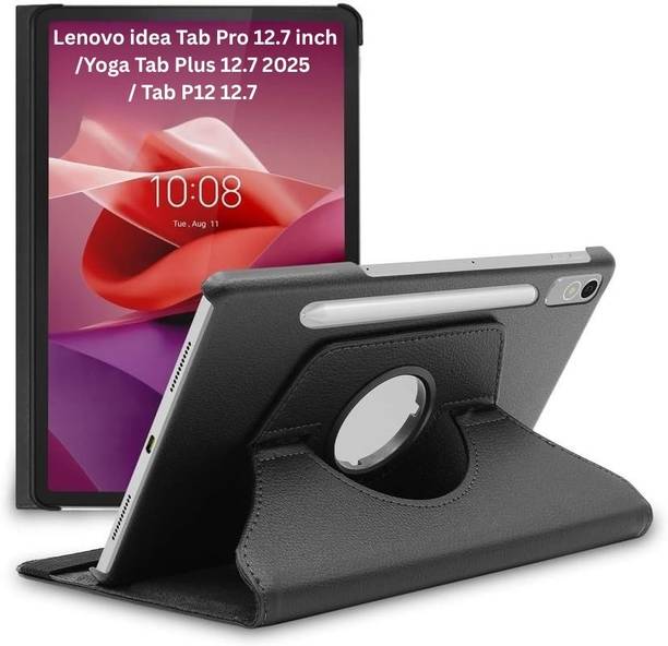 KWINE CASE Flip Cover for Lenovo idea Tab Pro 12.7 inch, Yoga Tab Plus 12.7 2025, Tab P12 12.7
