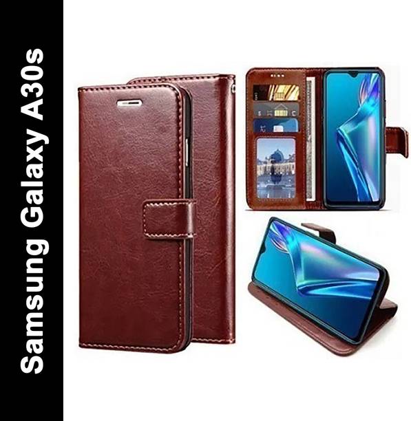Aarov Flip Cover for Samsung Galaxy A30S