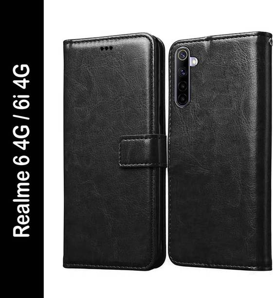 Casotec Flip Cover for Realme 6, Realme 6i