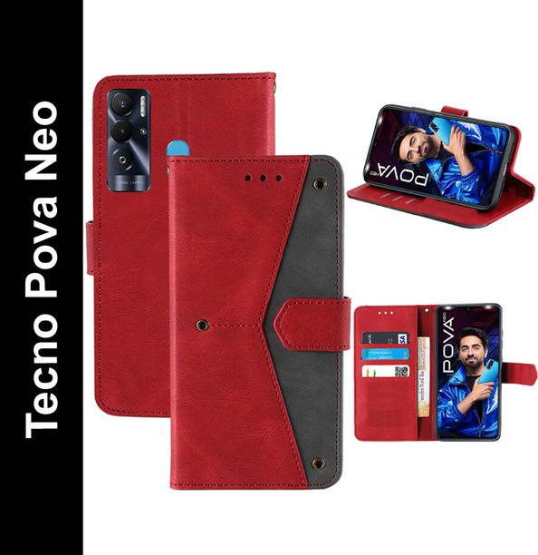 Mashgul Flip Cover for Tecno Pova Neo