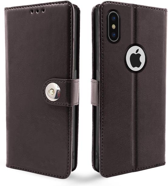 Pikkme Flip Cover for Apple iPhone X
