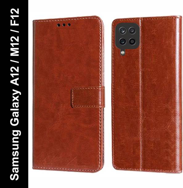 Wynhard Flip Cover for Samsung Galaxy A12, Samsung Galaxy M12, Samsung Galaxy F12