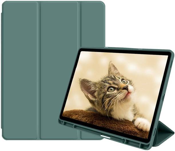 realtech Flip Cover for Samsung Galaxy Tab S8 Plus/S7 Plus/S7 FE 12.4 inch [SM-X800/X806/T970/T975/T976/T735]