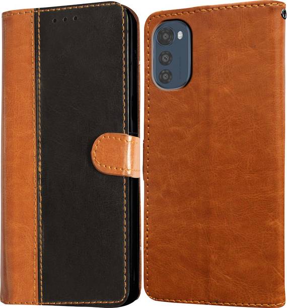 Casotec Flip Cover for Motorola Moto E32S 4G