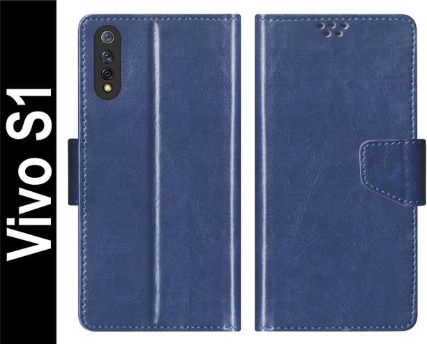 SBMS Flip Cover for Vivo S1 Back Cover Case with Magnatic Closure