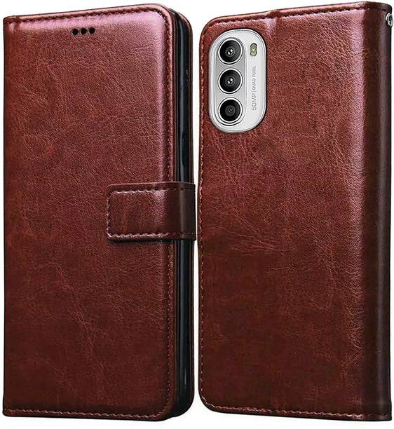 Casotec Flip Cover for Motorola Moto G52 4G, Motorola Moto G82 5G