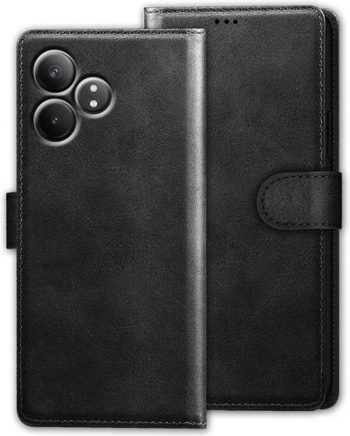 Xester Flip Cover for REALME GT 6T 5G |Vegan PU Leather |Foldable Stand & Pocket |Magnetic Closure