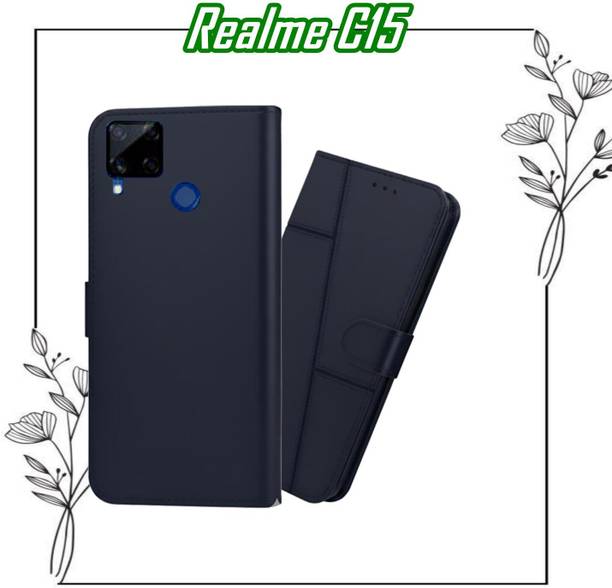 PRAJCASE Flip Cover for Realme C15