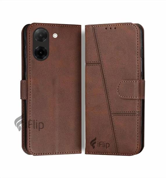 iFlip Flip Cover for POCO C71, Card Pockets Wallet & Stand, Wallet Style Flip Back Case Cover