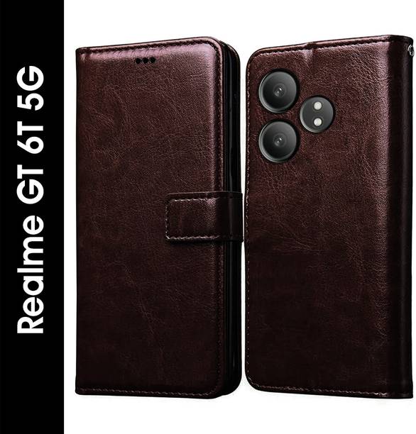 Casotec Flip Cover for Realme GT 6T 5G