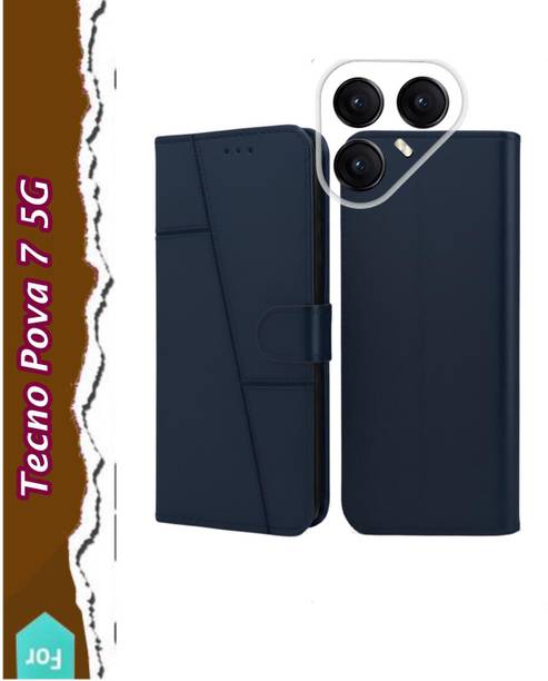 HLOFLY Flip Cover for Tecno Pova 7 5G