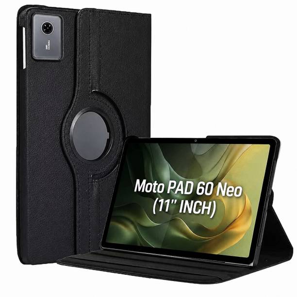 Eleqzun Flip Cover for MOTOROLA Moto Pad 60 Neo (11 INCH)-360 Rotate Case