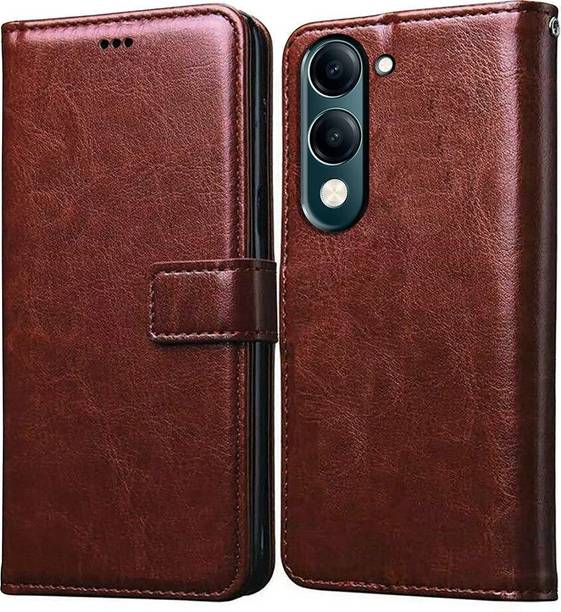 FLVO Flip Cover for Vivo Y04 4G, Vivo Y19e 4G, Vivo Y19 5G, Vivo Y29s 5G, Vivo T4 Lite 5G, iQOO Z10 Lite