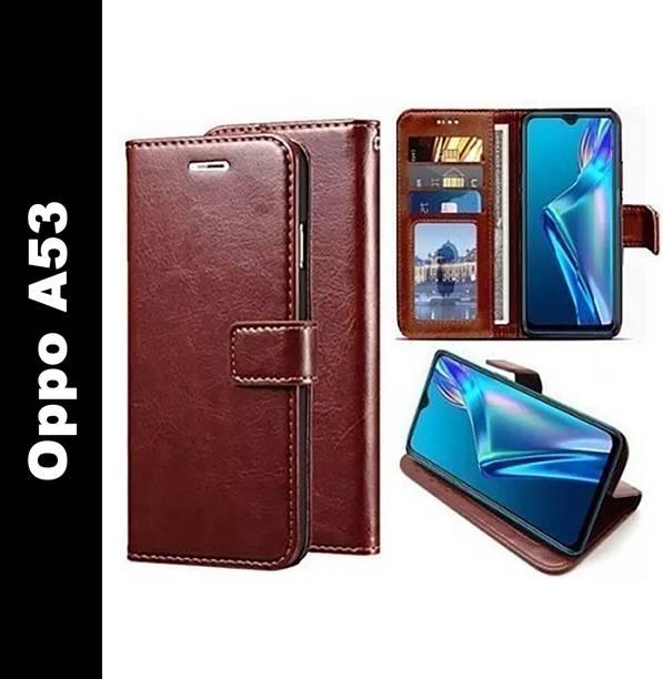 Aarov Flip Cover for Oppo A53