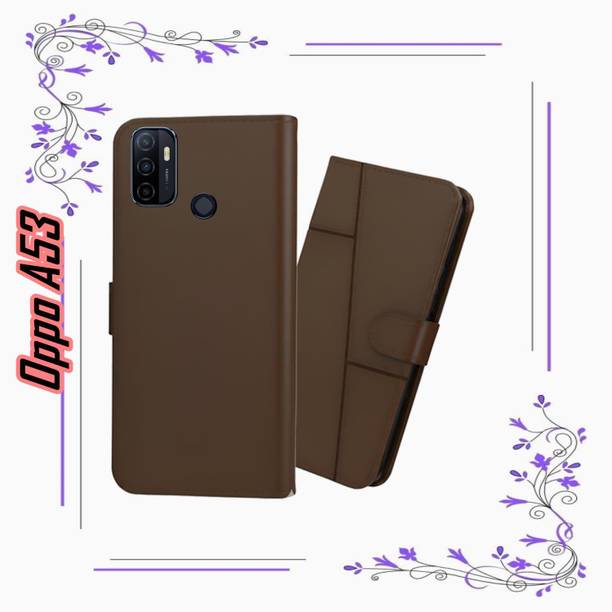 PRAJCASE Flip Cover for Oppo A53