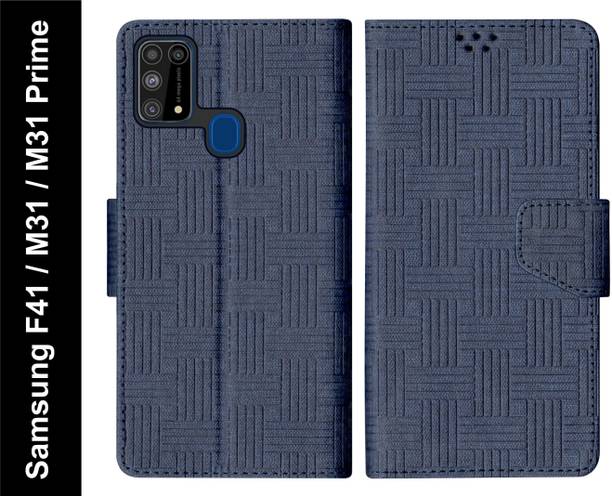 SBMS Flip Cover for Samsung Galaxy M31 / Samsung M31 Prime / Samsung F41 Back Cover Case