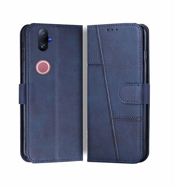 iFlip Flip Cover for VIVO T4R 5G, Card Pockets Wallet & Stand