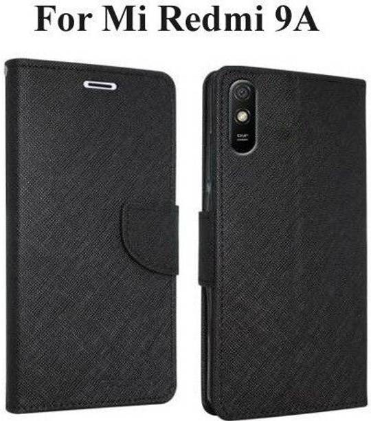 Wristlet Flip Cover for Redmi 9A, Mi Redmi 9i, Redmi 9A Sport, Redmi 9i Sport