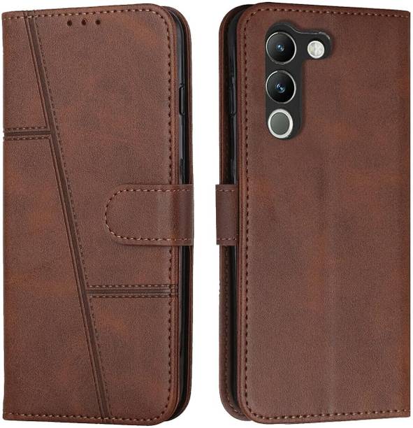 Mintzz Flip Cover for VIVO Y200, Premium Leather Materi...
