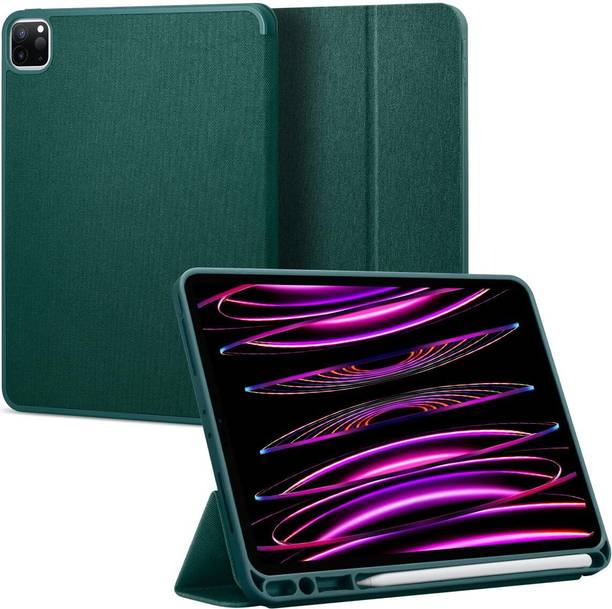 Spigen Flip Cover for iPad Pro 12.9 inch M2 6th Generation (2022), 5th Generation (2021)
