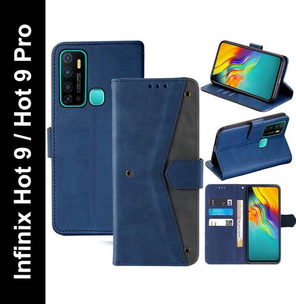 Mashgul Flip Cover for Infinix Hot 9, Infinix Hot 9 Pro