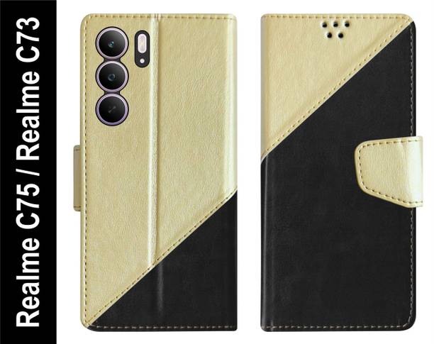 SBMS Flip Cover for Realme C75 5G / Realme C73 5G Back Cover Case with Magnatic Closure