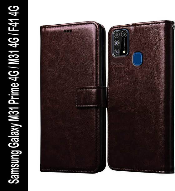 Casotec Flip Cover for Samsung Galaxy M31 Prime, Samsung Galaxy M31, Samsung Galaxy F41