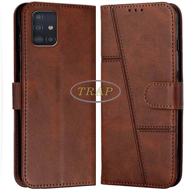 Trap Premium Flip Cover Flip Cover for Samsung Galaxy A51