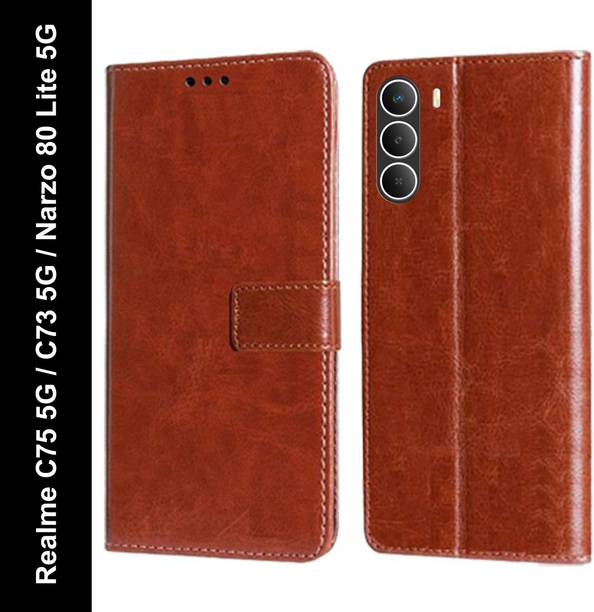 Wynhard Flip Cover for realme C75 5G, Realme C73 5G, Realme Narzo 80 Lite 5G, Realme P3 Lite 5G