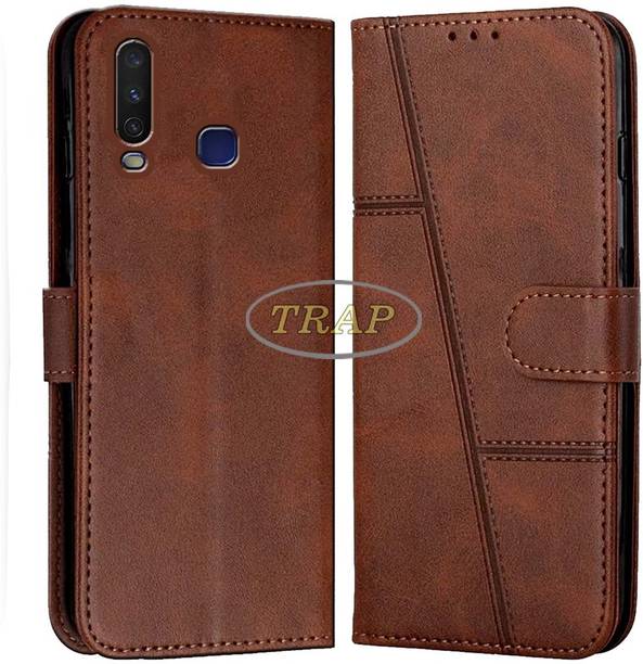 Trap Premium Flip Cover Flip Cover for Vivo Y12