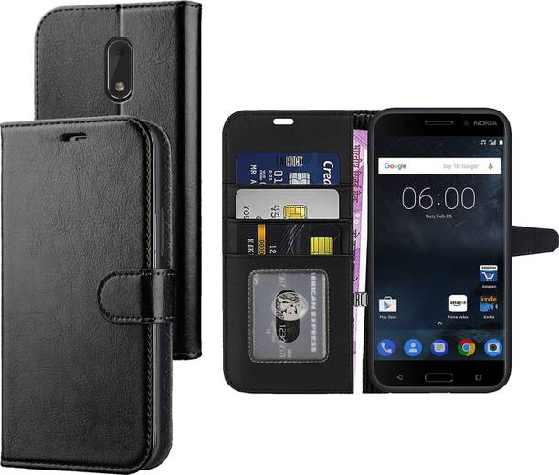 Unirock Flip Cover for Nokia 6