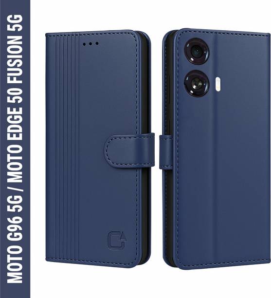 AIBEX Flip Cover for Motorola G96 5G / Motorola Edge 50 Fusion 5G|Inbuilt Wallet & Card Slots|Premium Leather