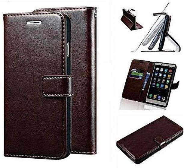 COOLZY Flip Cover for Samsung Galaxy S7 Edge, Stylish Luxury Material Back Cover