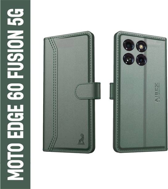 AIBEX Flip Cover for Motorola Edge 60 5G / Motorola Edge 60 Fusion 5G |Premium Leather Finish| Magnetic Closure