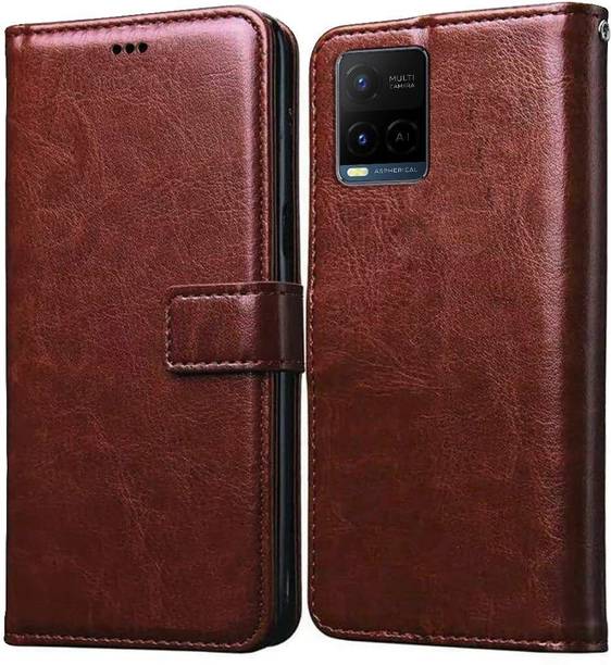 Glimring Flip Cover for VIVO Y21 / Y21A / Y21E / Y21S / Y21T