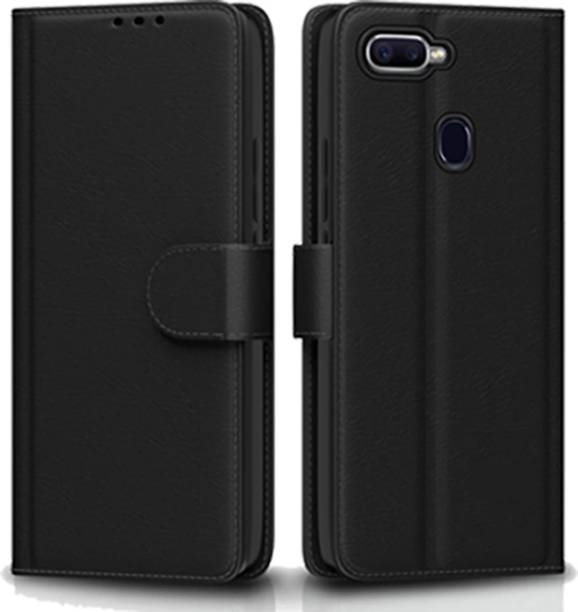 Glimring Flip Cover for Oppo F9 / F9 Pro / A5 / A5s /A7 / A11k /A12/ Realme 2/2 Pro/Realme U1