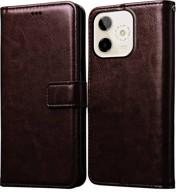 Casotec Flip Cover for Lava Shark 5G