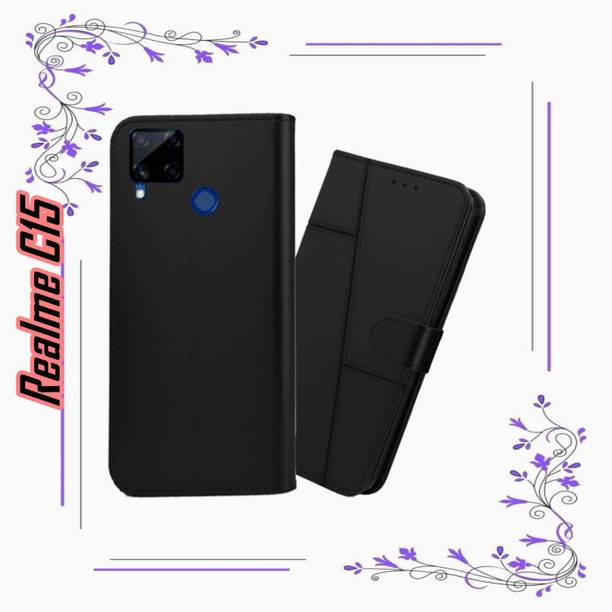 PRAJCASE Flip Cover for Realme C15