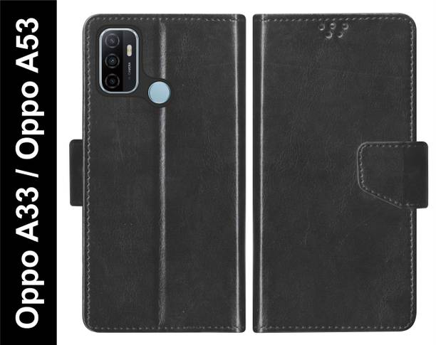 RKFLIP Flip Cover for RKFLIP_Oppo A33, Oppo A53_BLACK