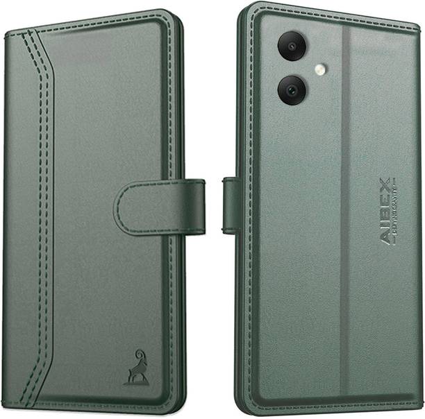AIBEX Flip Cover for Samsung Galaxy M04 / Samsung Galaxy F04 / Samsung Galaxy A04e|Premium Leather Finish