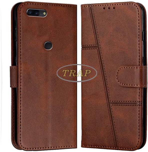 Trap Premium Flip Cover Flip Cover for OnePlus 5T