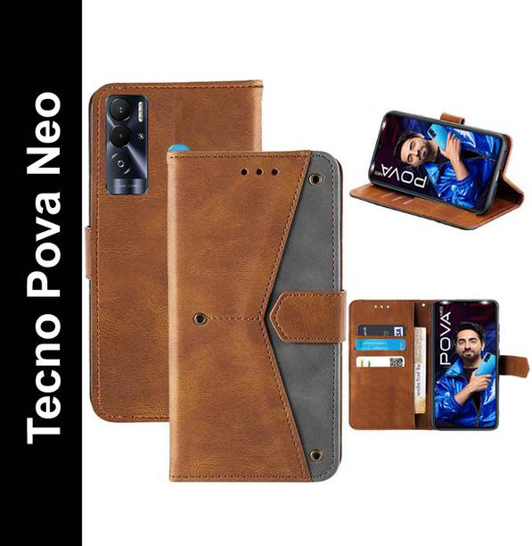 Mashgul Flip Cover for Tecno Pova Neo