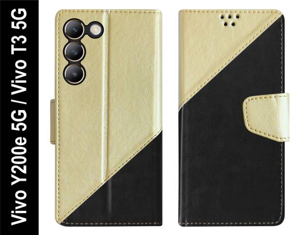 SBMS Flip Cover for Vivo T3 5G / Vivo Y200e 5G Back Cover Case with Magnatic Closure