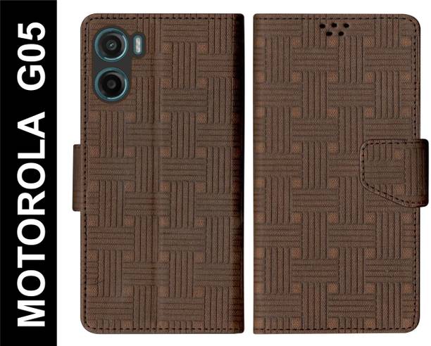 SBMS Flip Cover for MOTOROLA Moto G05 Back Cover Case with Magnatic Closure