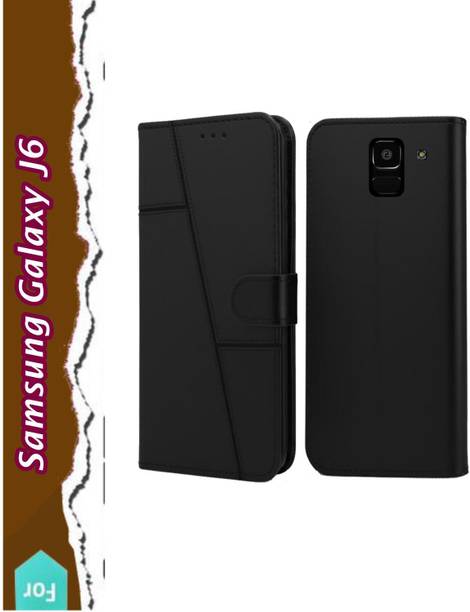 HLOFLY Flip Cover for Samsung Galaxy J6