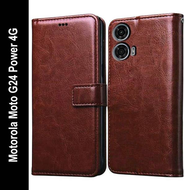 Casotec Flip Cover for Motorola Moto G24 Power 4G