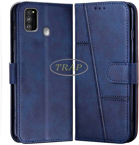 Trap Premium Flip Cover Flip Cover for Samsung Galaxy M30S