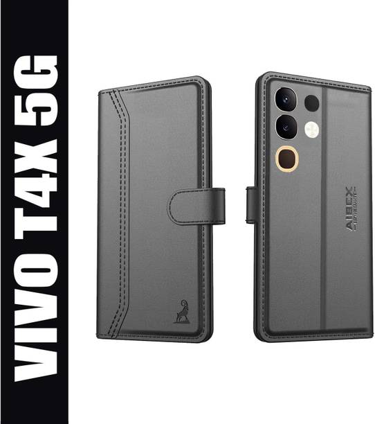 AIBEX Flip Cover for Vivo T4X 5G / iQOO Z10X 5G Premiu...
