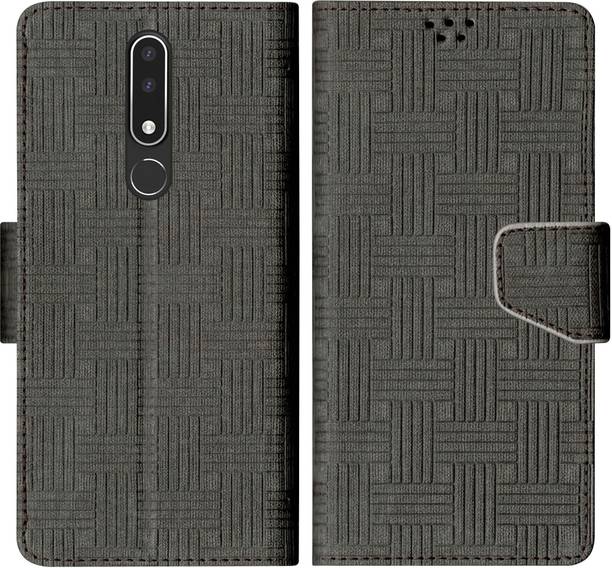 SBMS Flip Cover for Nokia 3.1 Plus Back Cover Case with Magnatic Closure