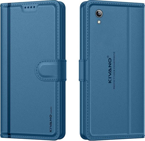 KIVANO LUXE Flip Cover for Vivo Y91i / Vivo Y90 / Vivo 1s|Premium Leather|Magnetic Closure|Stand function